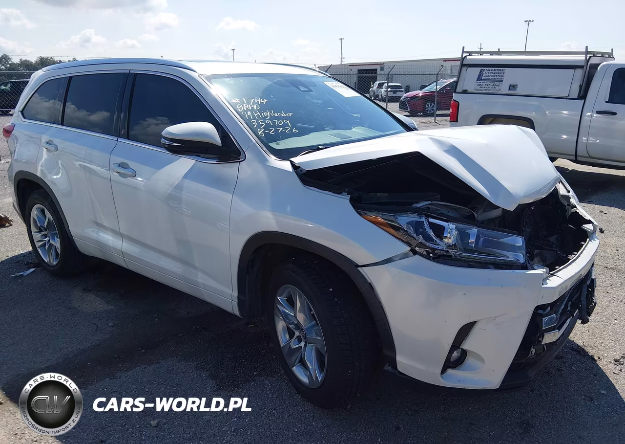 2019 Toyota Highlander Limited VIN:5TDYZRFH5KS359709 - 1