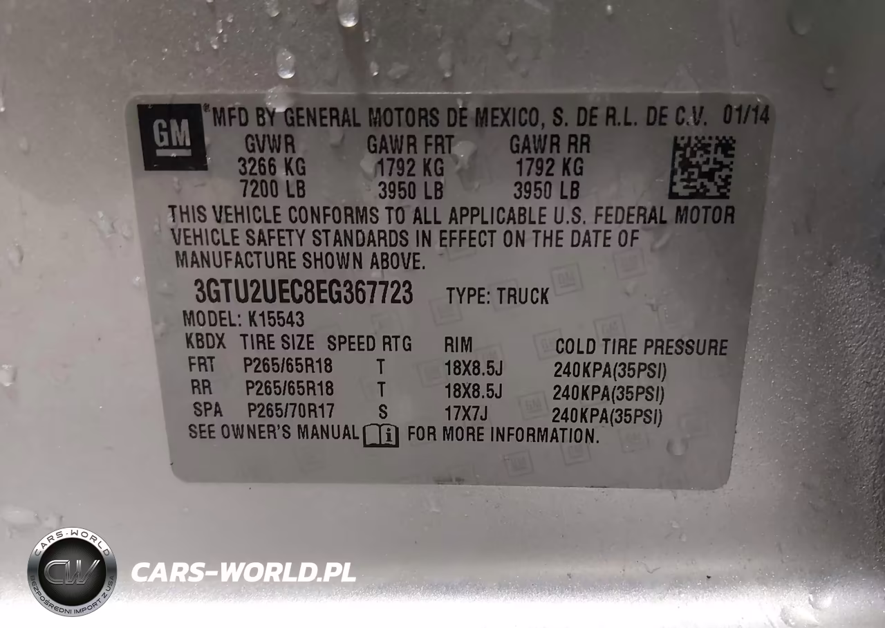 2014 GMC Sierra 1500 Sle VIN:3GTU2UEC8EG367723 - 9