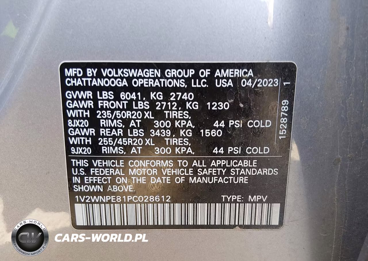 2023 Volkswagen Id.4 Awd Pro S VIN:1V2WNPE81PC028612 - 9