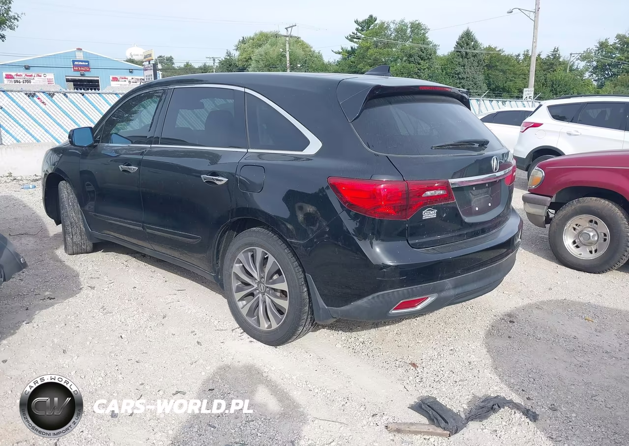 2014 Acura Mdx Technology Package VIN:5FRYD3H41EB012035 - 3