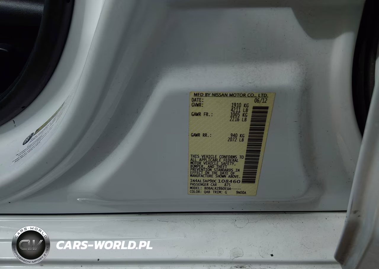 2013 Nissan Altima 2.5 S VIN:1N4AL3AP9DC108460 - 9