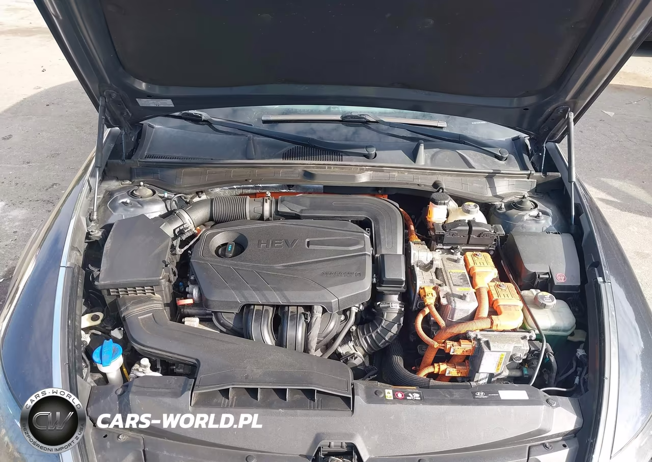 2020 Hyundai Sonata Hybrid Blue VIN:KMHL24JJ5LA009616 - 10
