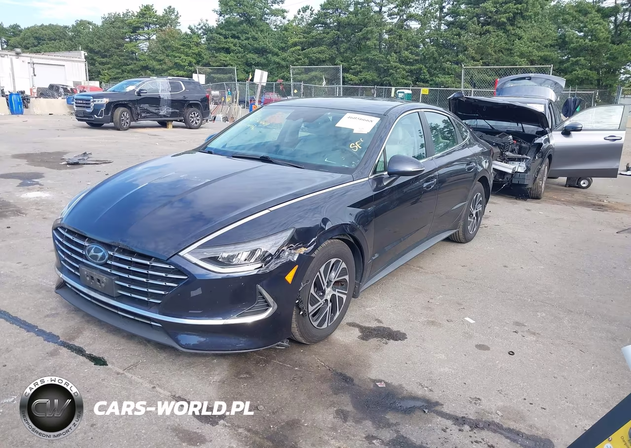 2020 Hyundai Sonata Hybrid Blue VIN:KMHL24JJ5LA009616 - 2