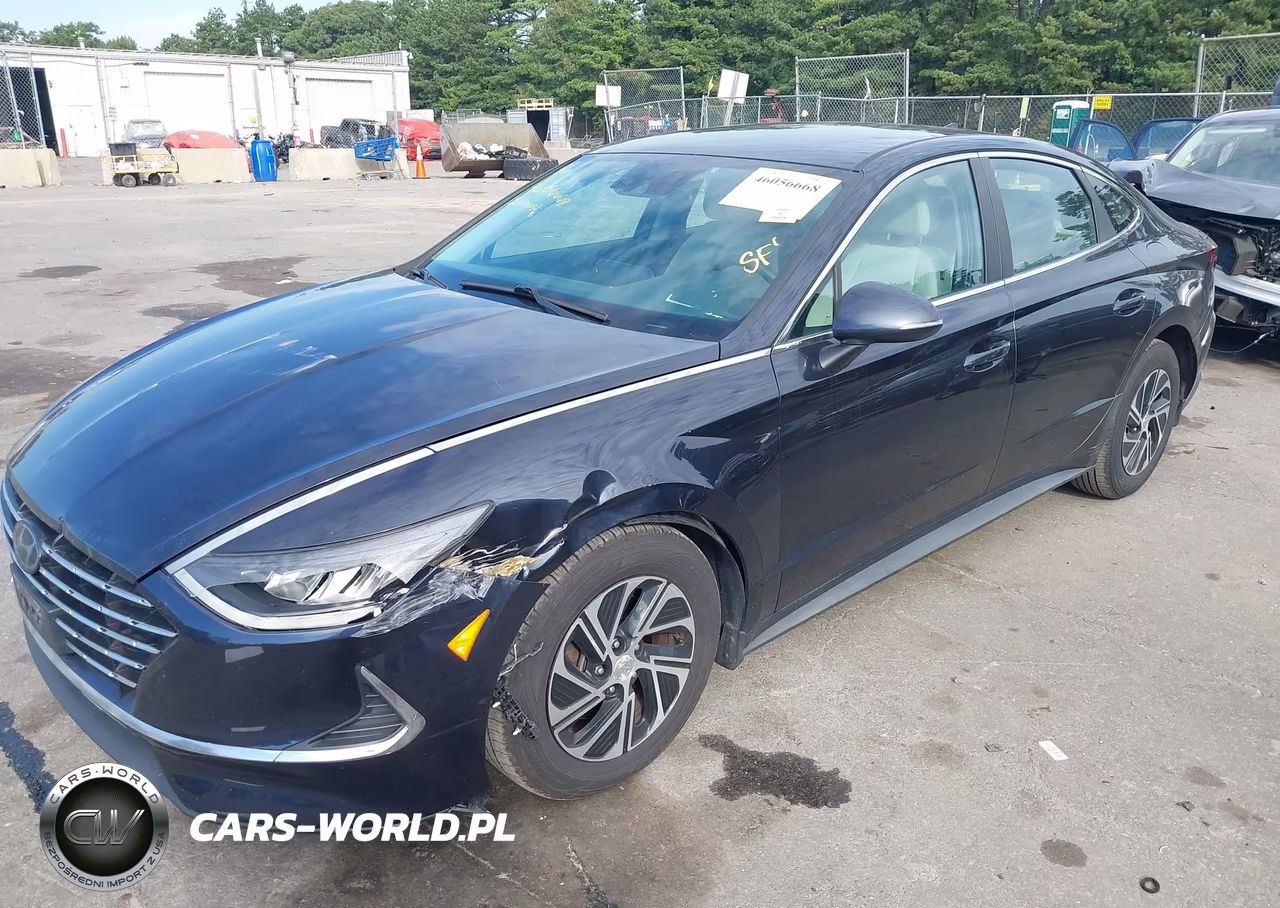 2020 Hyundai Sonata Hybrid Blue VIN:KMHL24JJ5LA009616 - 6