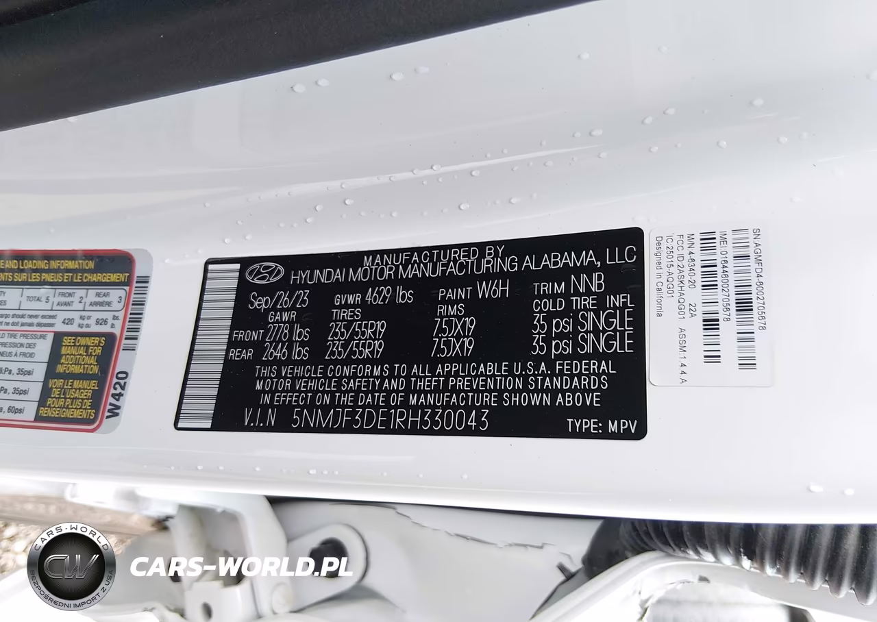 2024 Hyundai Tucson Sel VIN:5NMJF3DE1RH330043 - 9