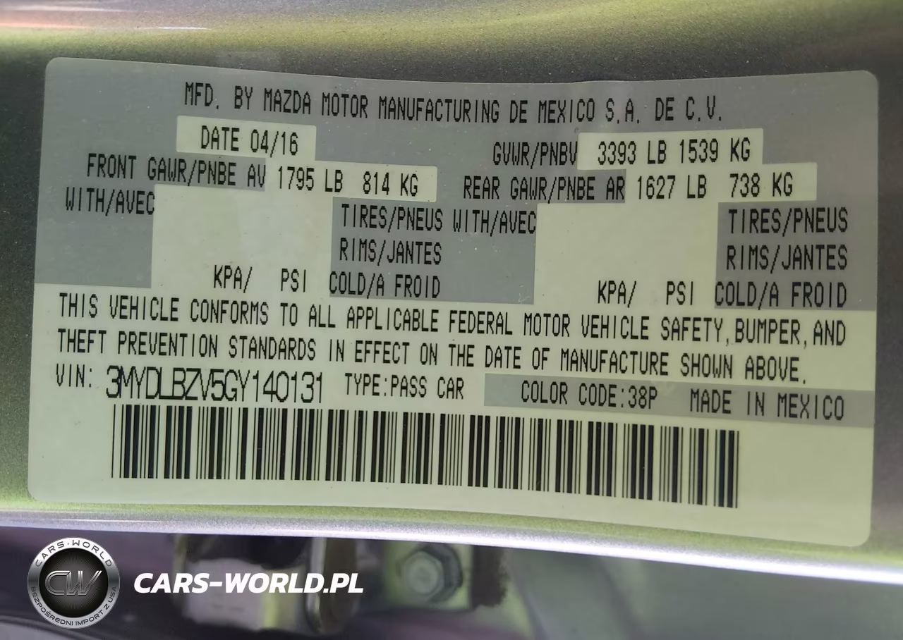 2016 Scion Ia VIN:3MYDLBZV5GY140131 - 9