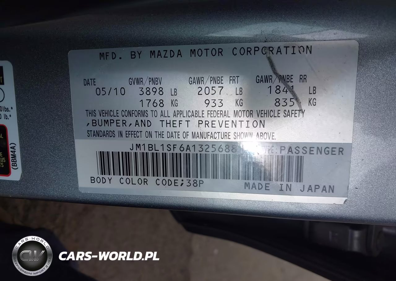 2010 Mazda Mazda3 I Sport VIN:JM1BL1SF6A1325688 - 9