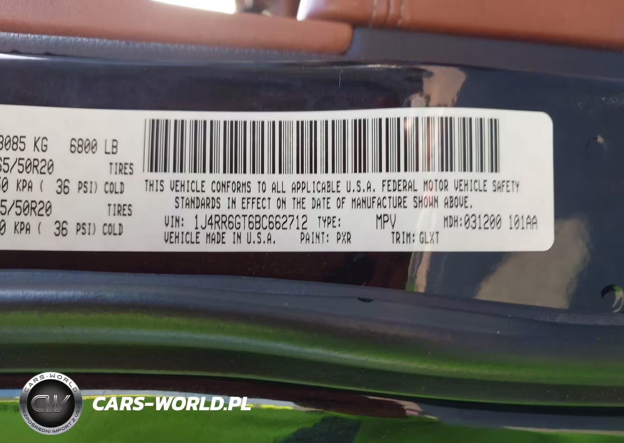2011 Jeep Grand Cherokee Overland VIN:1J4RR6GT6BC662712 - 9