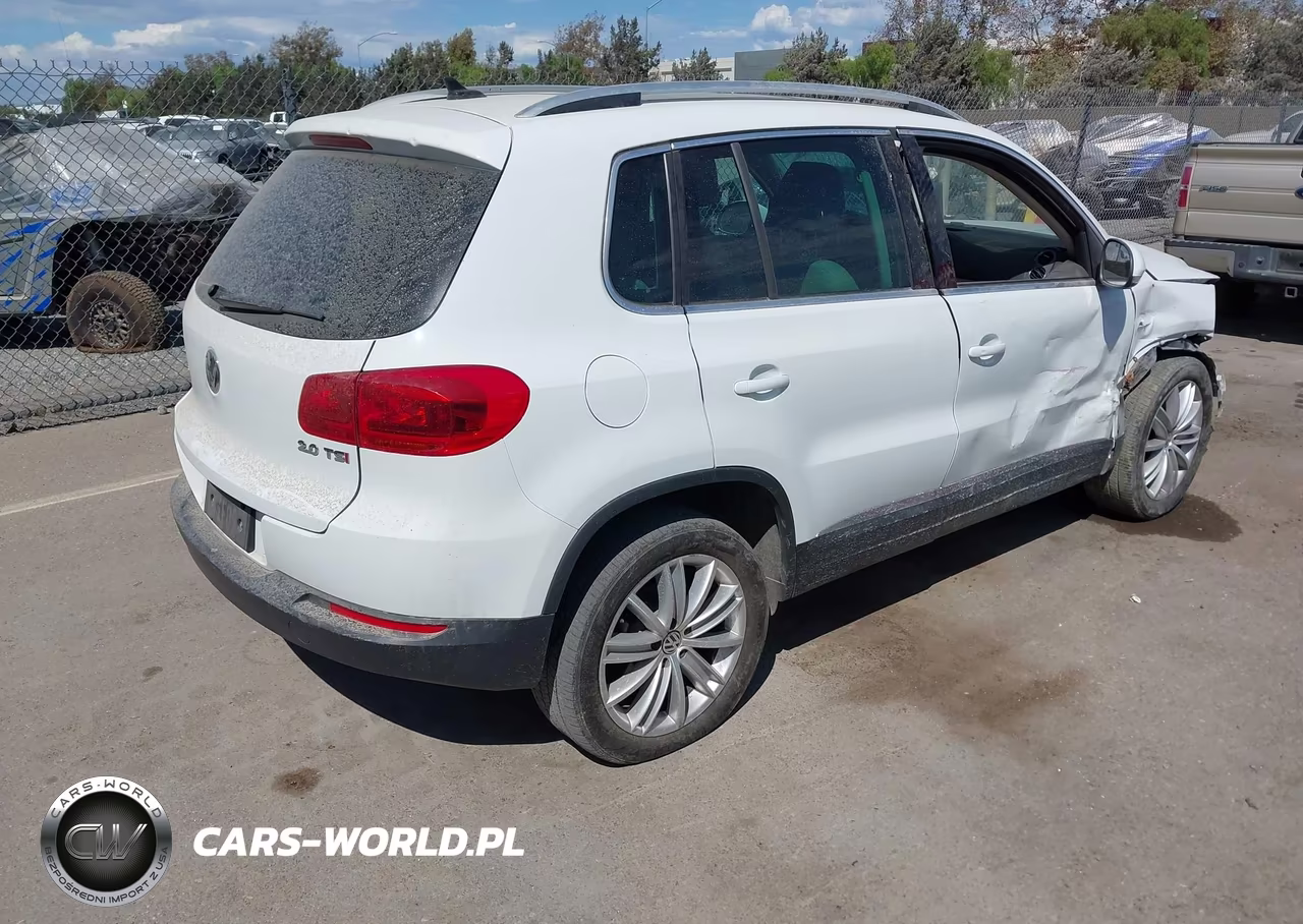 2014 Volkswagen Tiguan Sel VIN:WVGAV3AX6EW601559 - 4