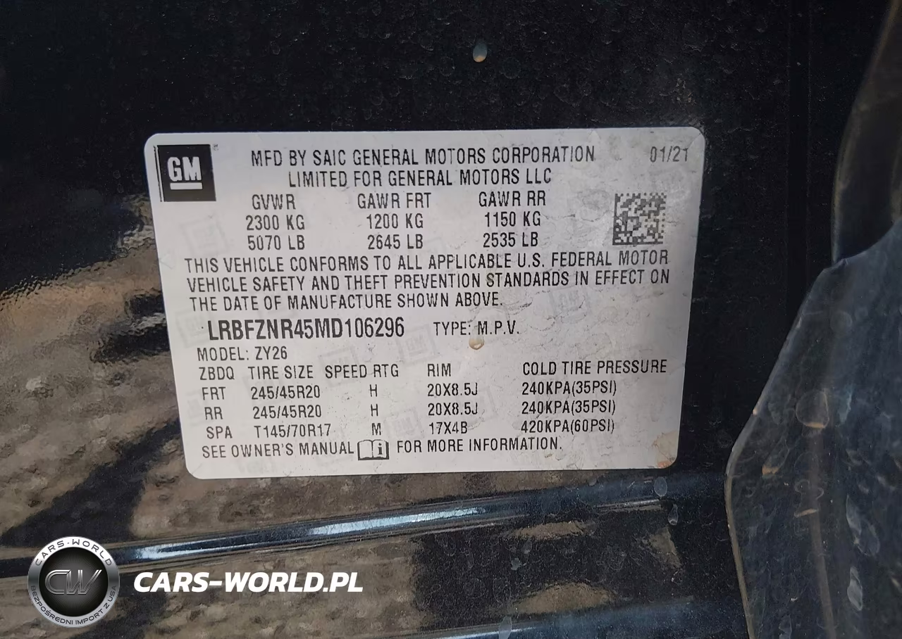 2021 Buick Envision Fwd Essence VIN:LRBFZNR45MD106296 - 9