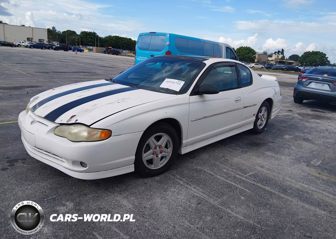 2001 Chevrolet Monte Carlo Ss VIN:2G1WX15K219247333 - 2