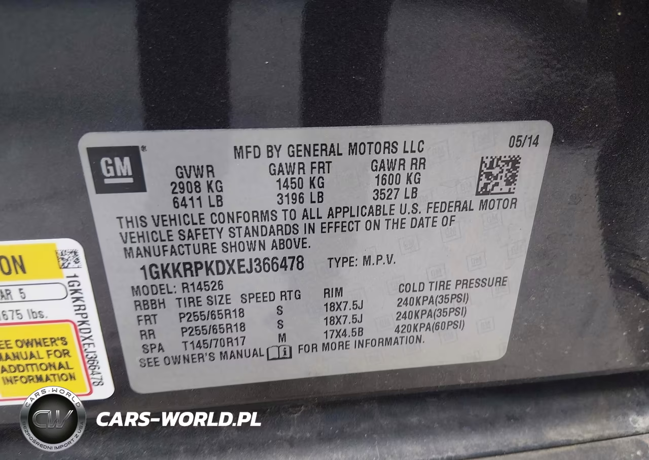 2014 GMC Acadia Sle-2 VIN:1GKKRPKDXEJ366478 - 9