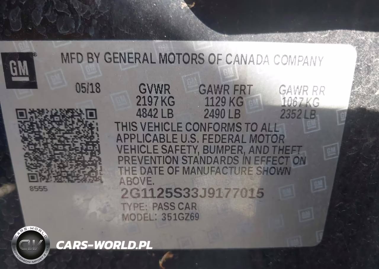 2018 Chevrolet Impala 2Lz VIN:2G1125S33J9177015 - 9
