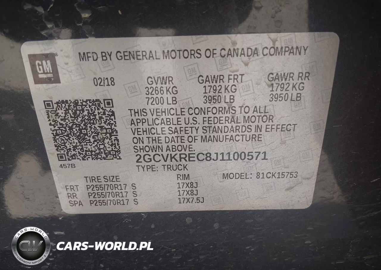 2018 Chevrolet Silverado 1500 1Lt VIN:2GCVKREC8J1100571 - 9