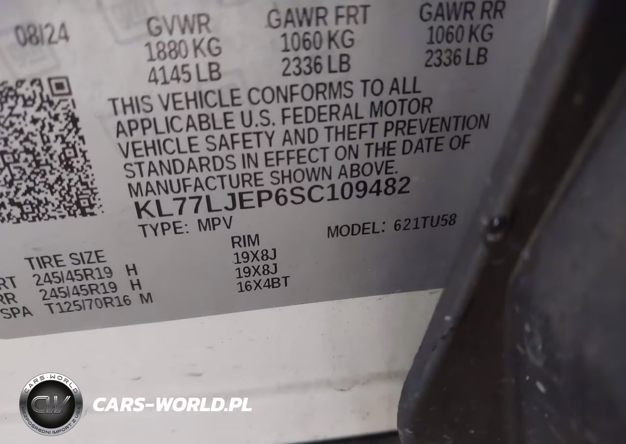 2025 Chevrolet Trax Fwd 2Rs VIN:KL77LJEP6SC109482 - 9