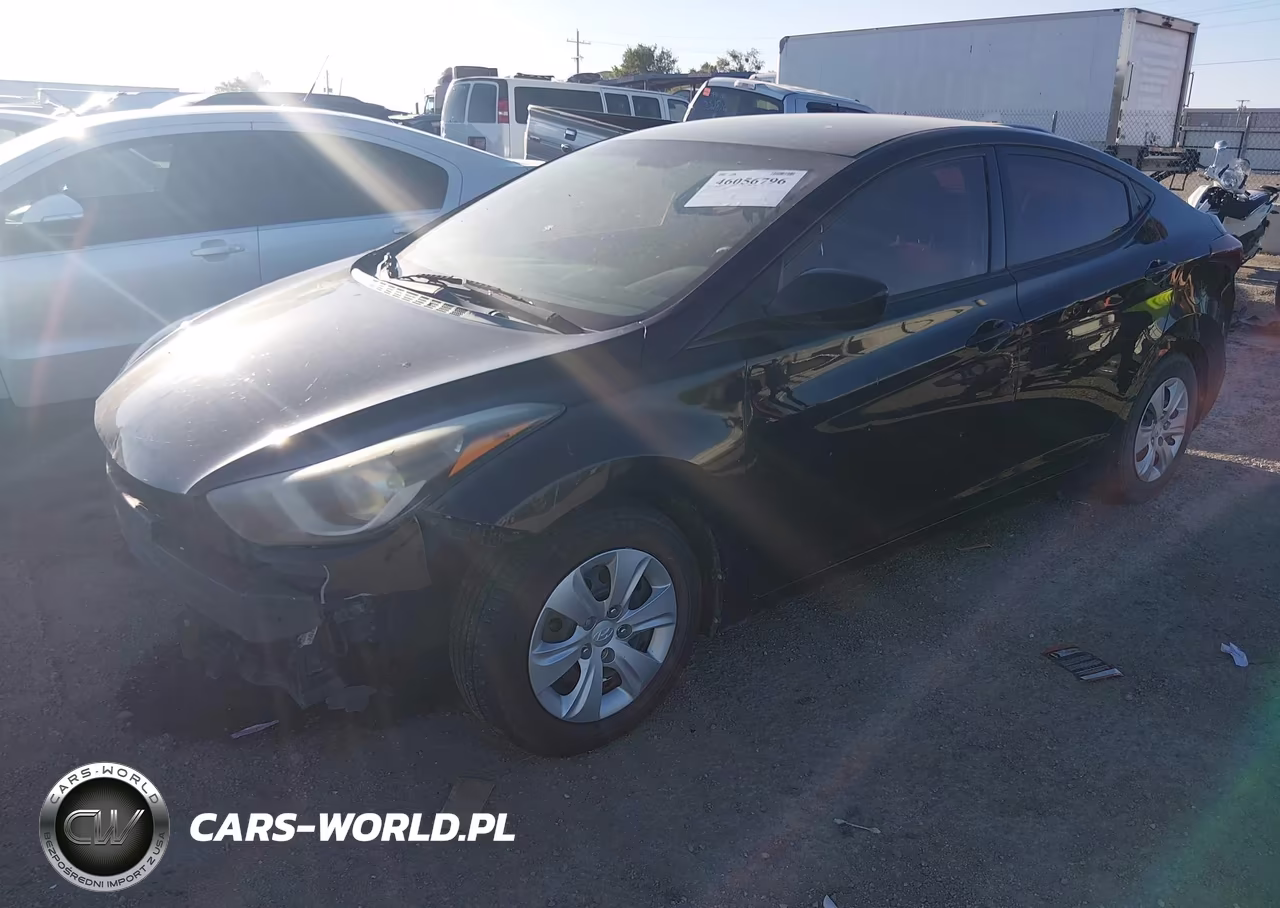 2016 Hyundai Elantra Se VIN:5NPDH4AE3GH788832 - 2