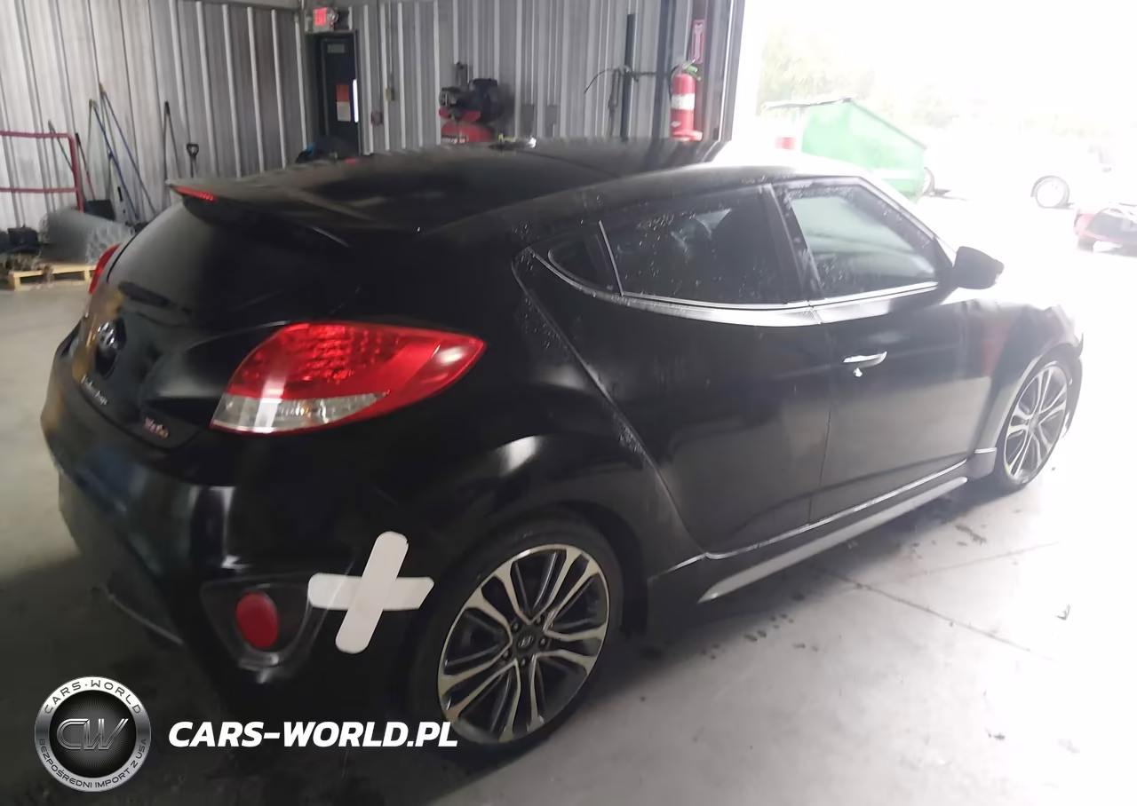 2016 Hyundai Veloster Turbo VIN:KMHTC6AE2GU281251 - 4