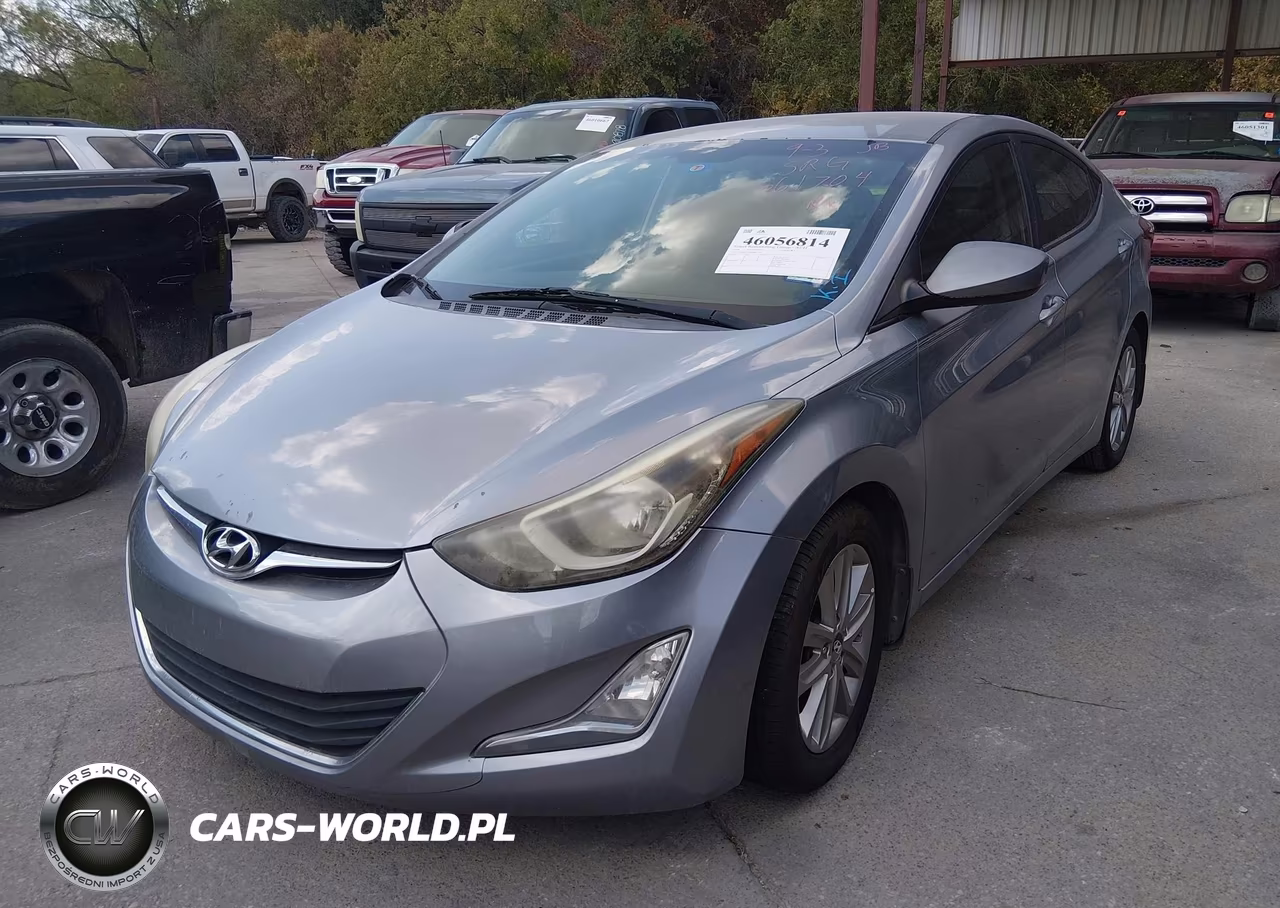 2016 Hyundai Elantra Se VIN:5NPDH4AE6GH661704 - 2