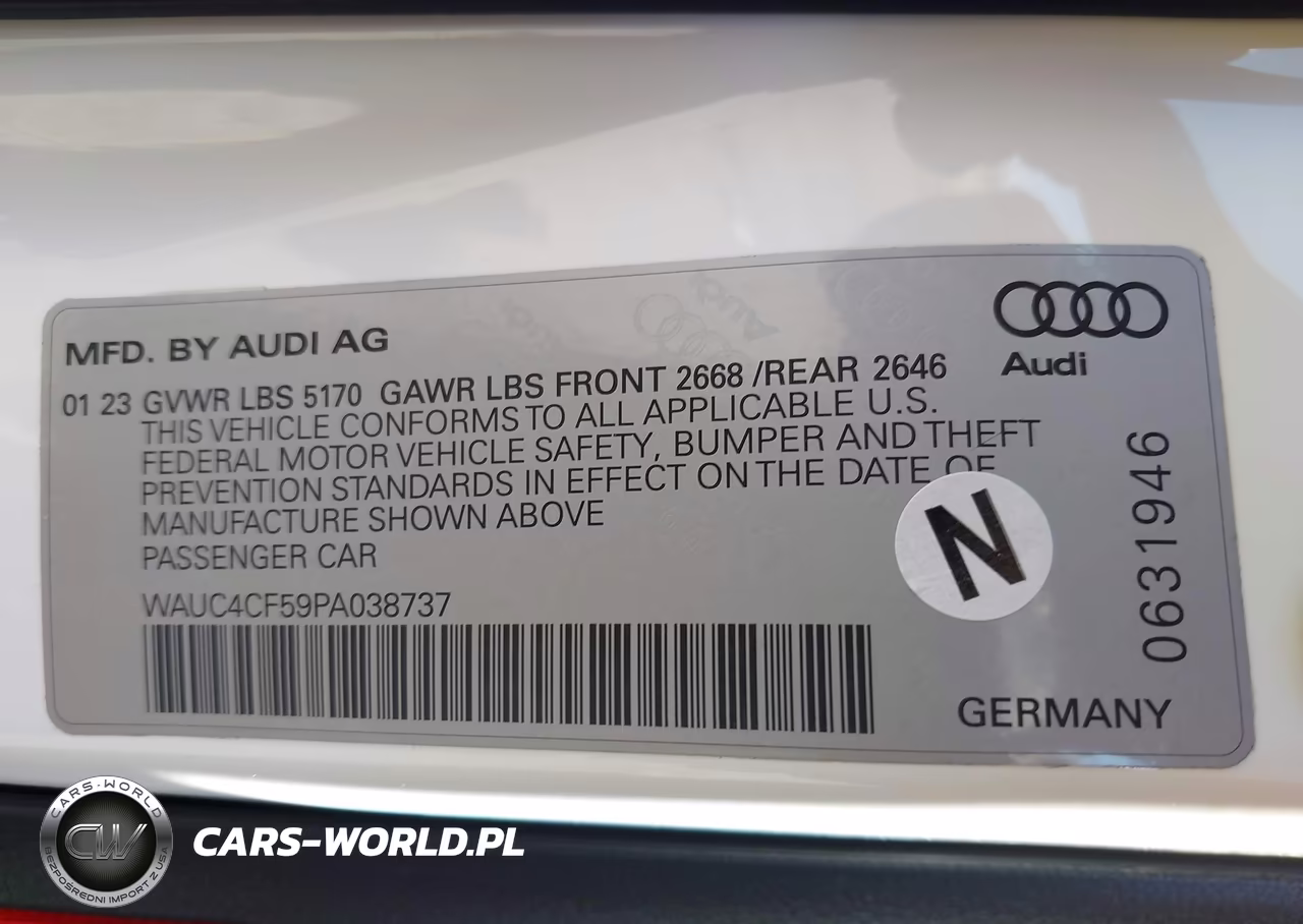 2023 Audi S5 Sportback Premium Plus Tfsi Quattro Tiptronic VIN:WAUC4CF59PA038737 - 9