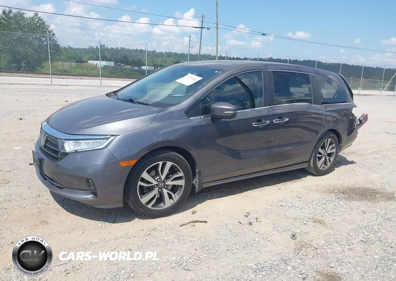 2021 Honda Odyssey Touring VIN:5FNRL6H89MB032612 - 2