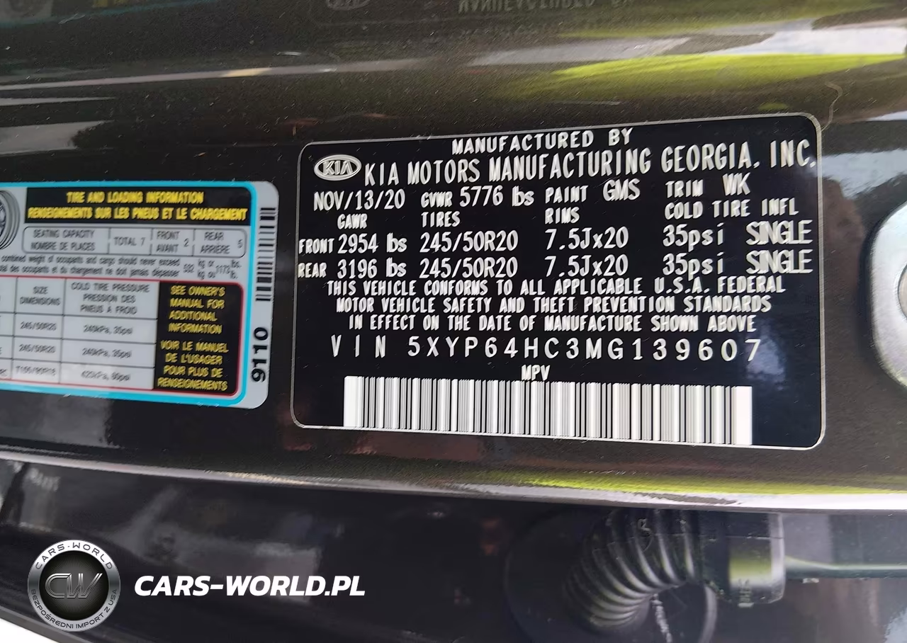 2021 Kia Telluride S VIN:5XYP64HC3MG139607 - 9