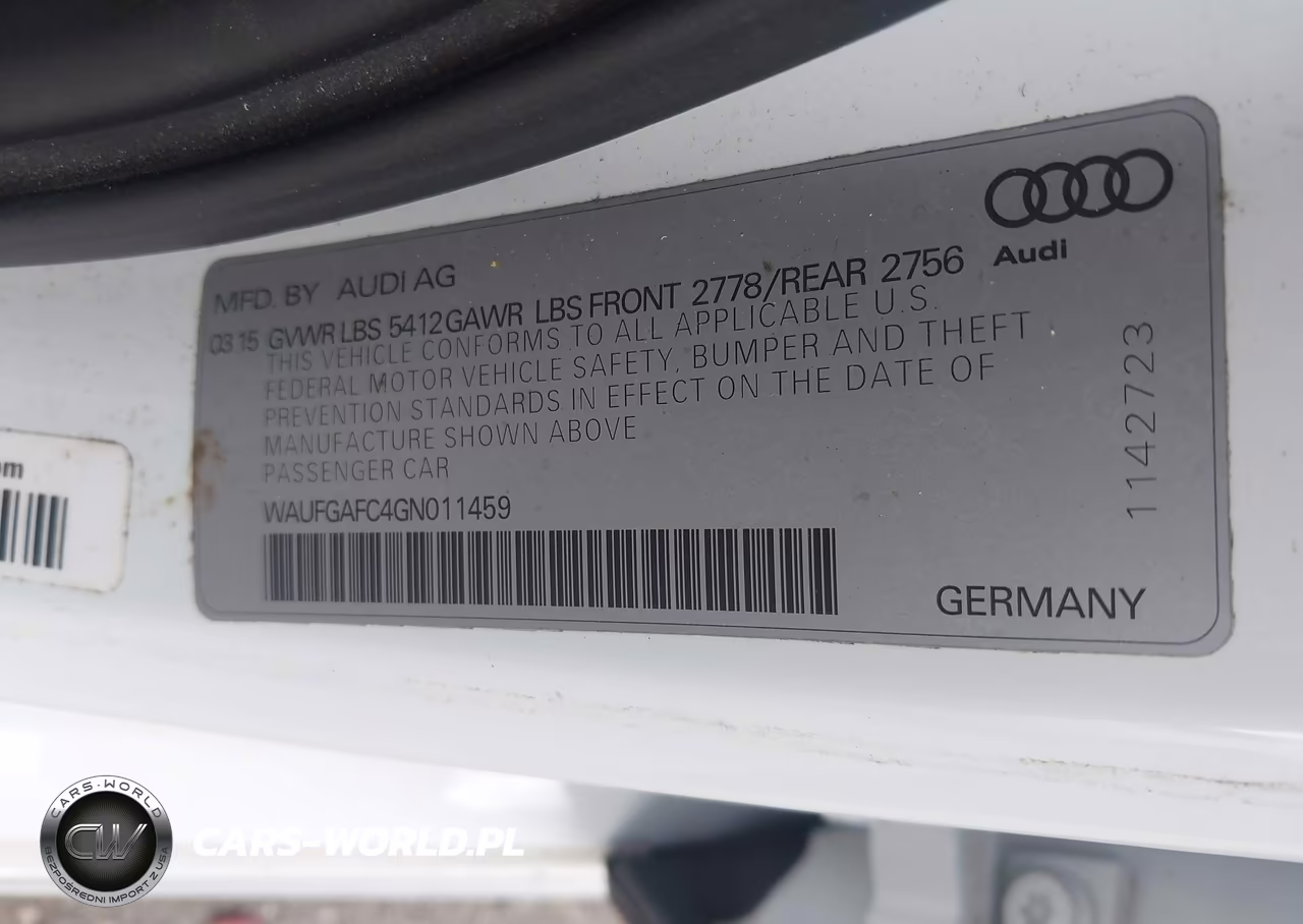 2016 Audi A6 3.0T Premium Plus VIN:WAUFGAFC4GN011459 - 9