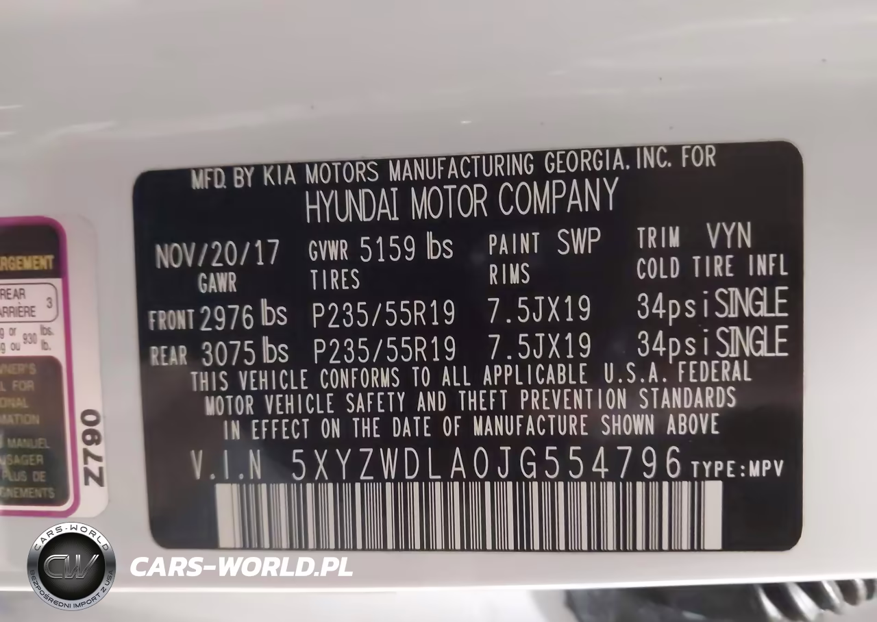 2018 Hyundai Santa Fe Sport 2.0T Ultimate VIN:5XYZWDLA0JG554796 - 9