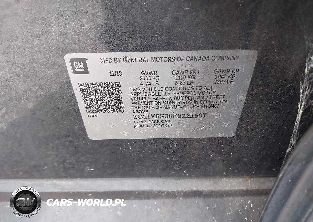 2019 Chevrolet Impala Ls VIN:2G11Y5S38K9121507 - 9