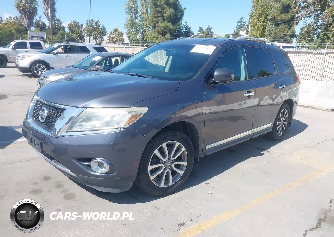 2014 Nissan Pathfinder Sl VIN:5N1AR2MN5EC640041 - 2