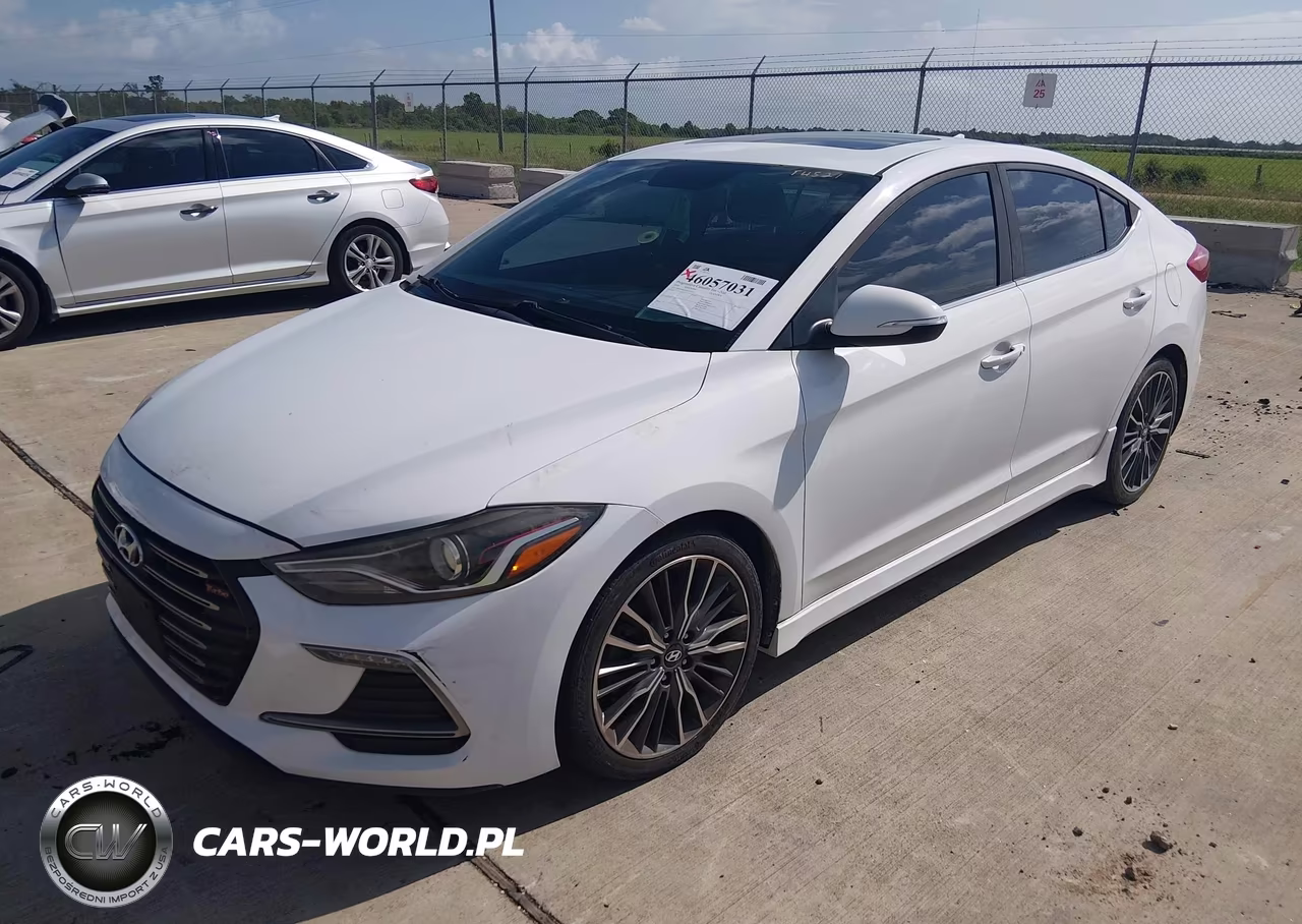 2018 Hyundai Elantra Sport VIN:KMHD04LB6JU533112 - 2