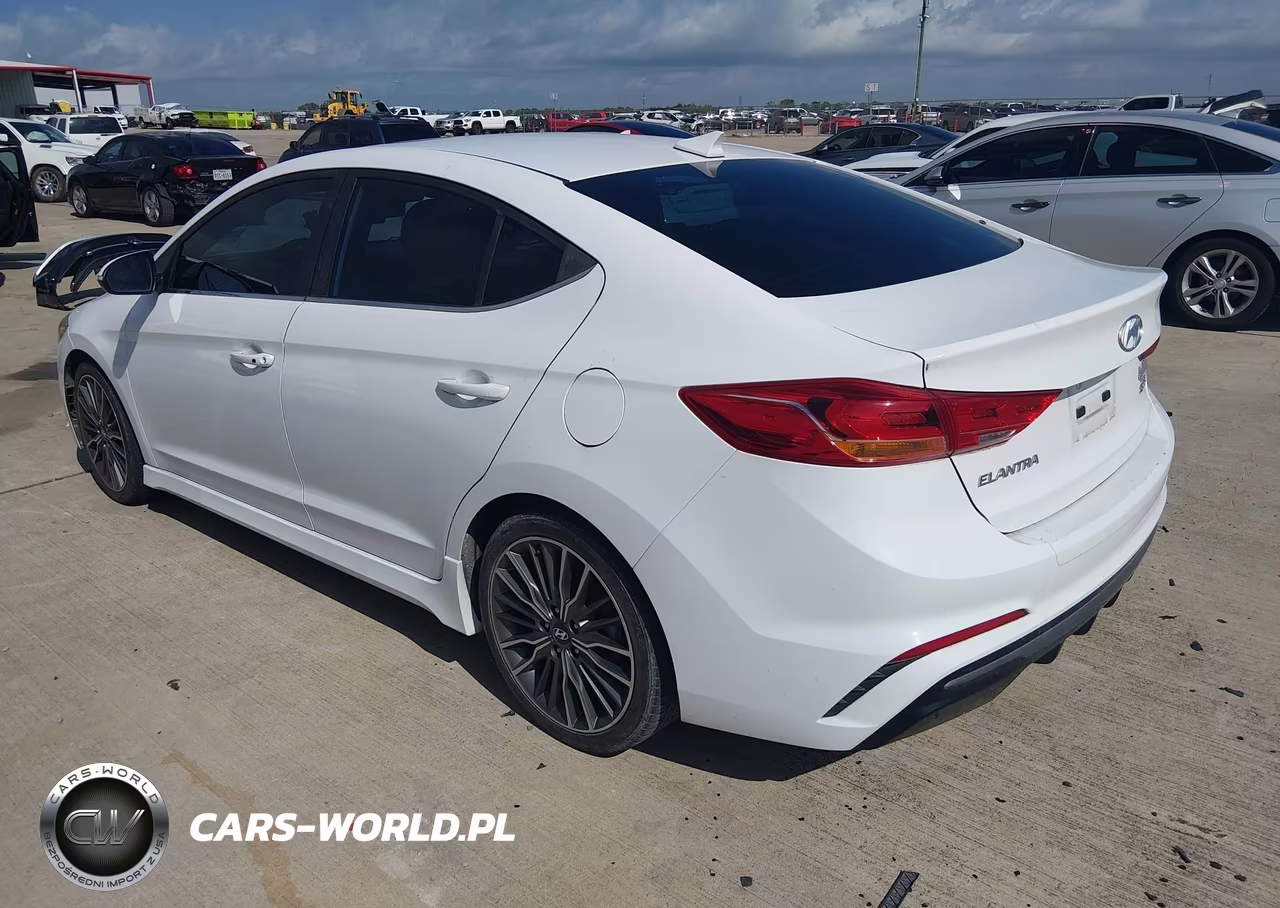 2018 Hyundai Elantra Sport VIN:KMHD04LB6JU533112 - 3