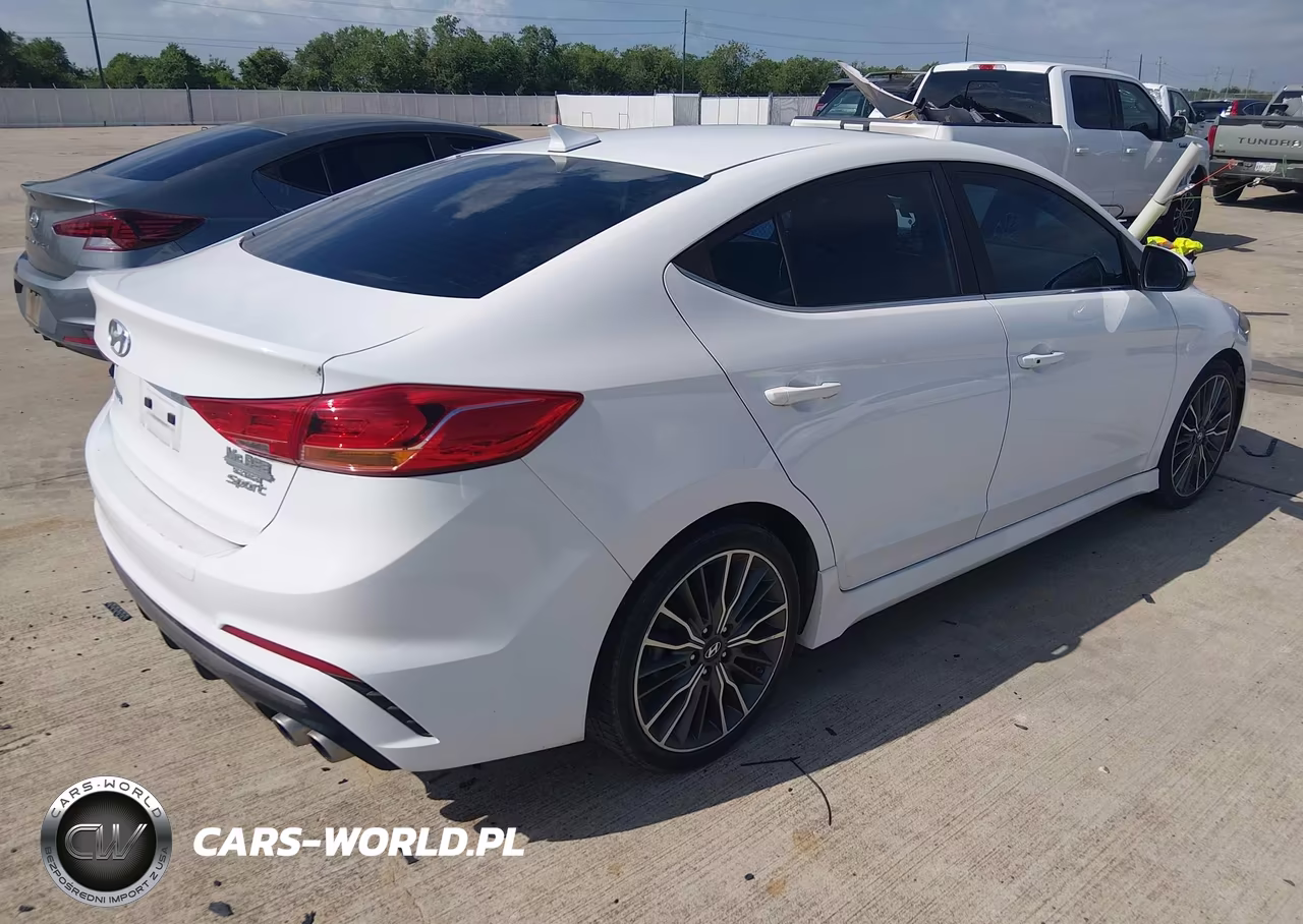 2018 Hyundai Elantra Sport VIN:KMHD04LB6JU533112 - 4
