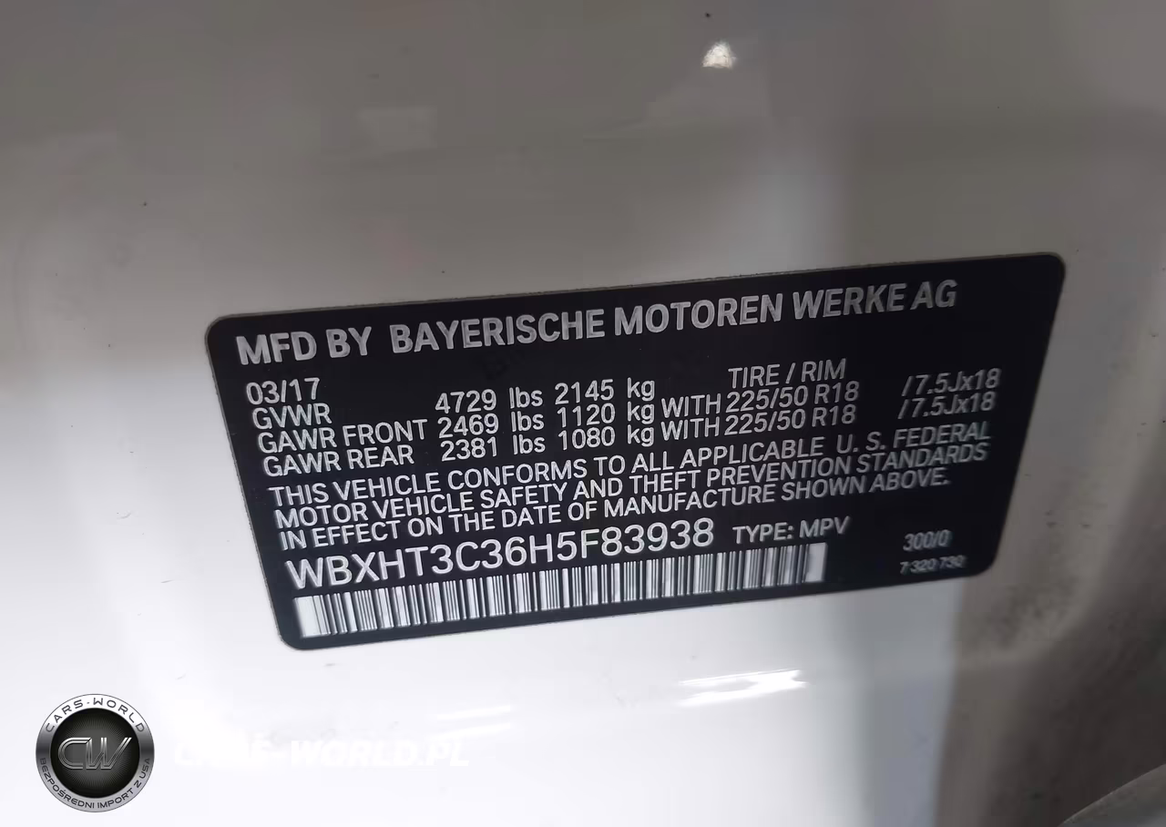 2017 BMW X1 xDrive28I VIN:WBXHT3C36H5F83938 - 9