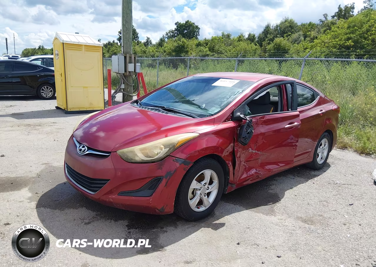2014 Hyundai Elantra Se VIN:5NPDH4AE5EH545763 - 2