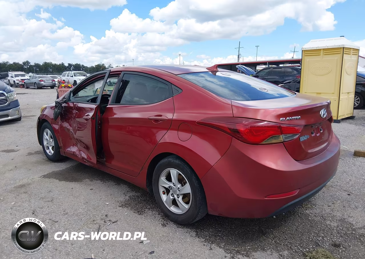 2014 Hyundai Elantra Se VIN:5NPDH4AE5EH545763 - 3