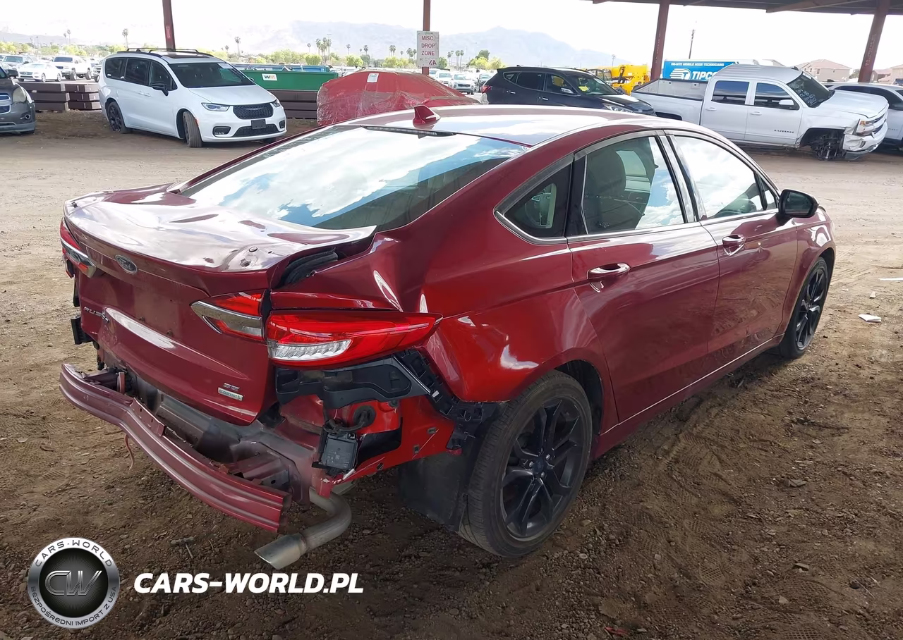 2019 Ford Fusion Se VIN:3FA6P0HD1KR216056 - 4