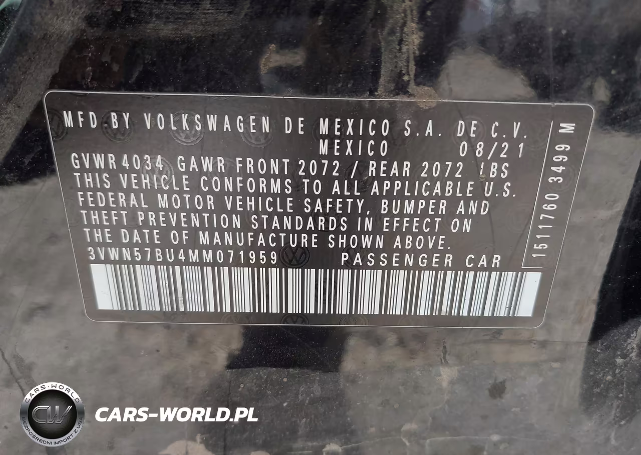 2021 Volkswagen Jetta 1.4T R-Line-1.4T S VIN:3VWN57BU4MM071959 - 9