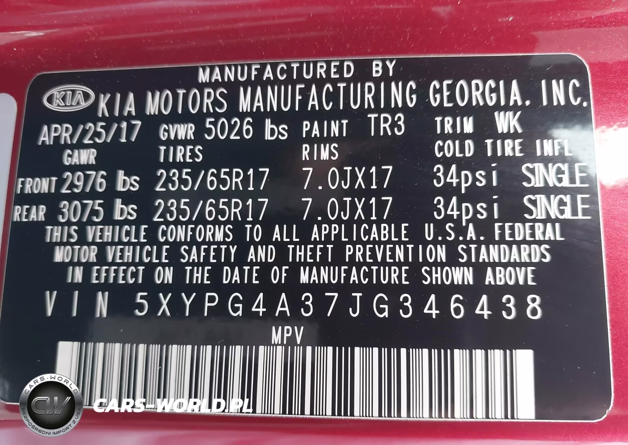 2018 Kia Sorento 2.4L Lx VIN:5XYPG4A37JG346438 - 9
