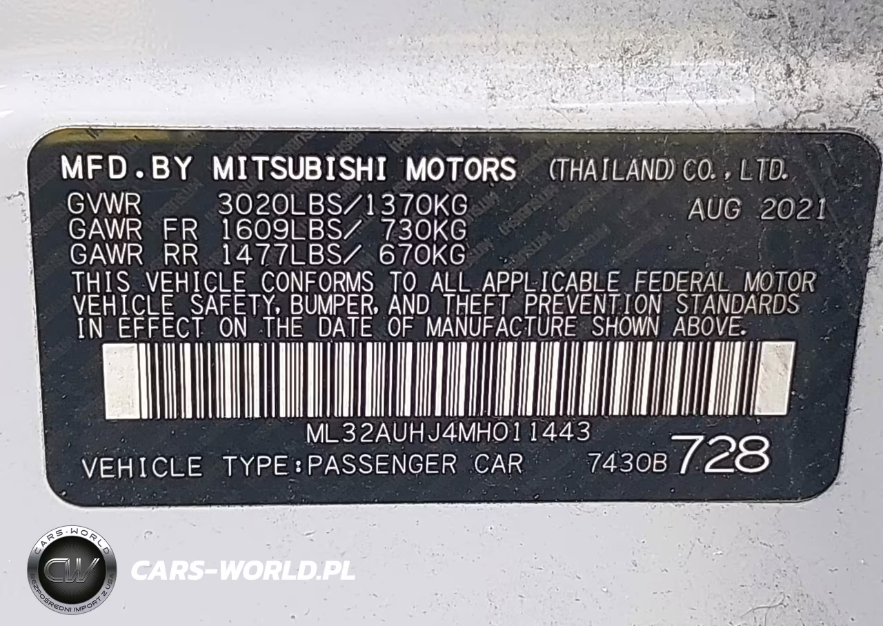 2021 Mitsubishi Mirage Carbonite Edition-Es-Le VIN:ML32AUHJ4MH011443 - 9