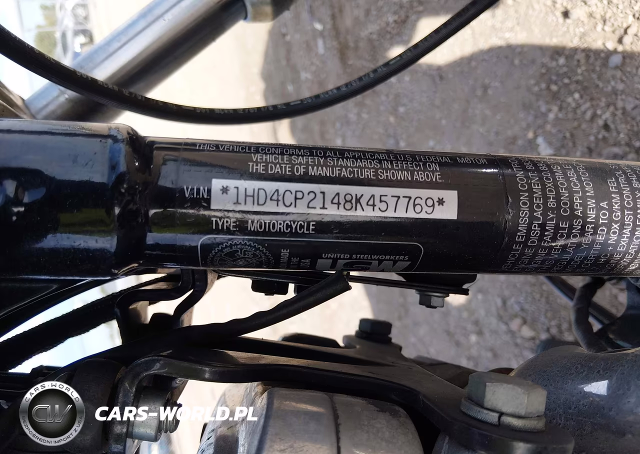 2008 Harley-Davidson Xl883 C VIN:1HD4CP2148K457769 - 10
