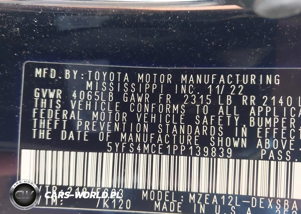 2023 Toyota Corolla Se VIN:5YFS4MCE1PP139839 - 9