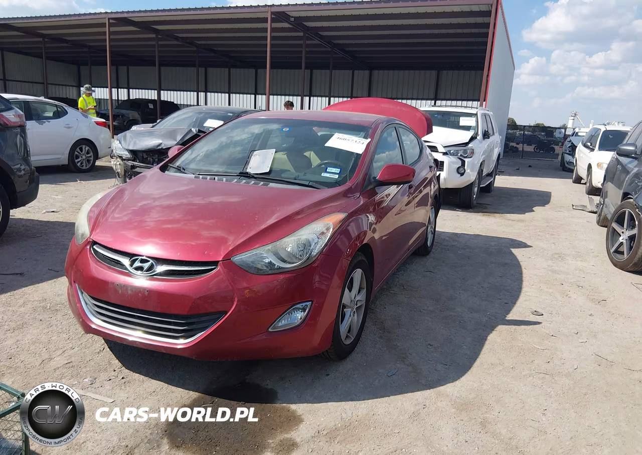 2013 Hyundai Elantra Gls VIN:5NPDH4AE2DH451967 - 2