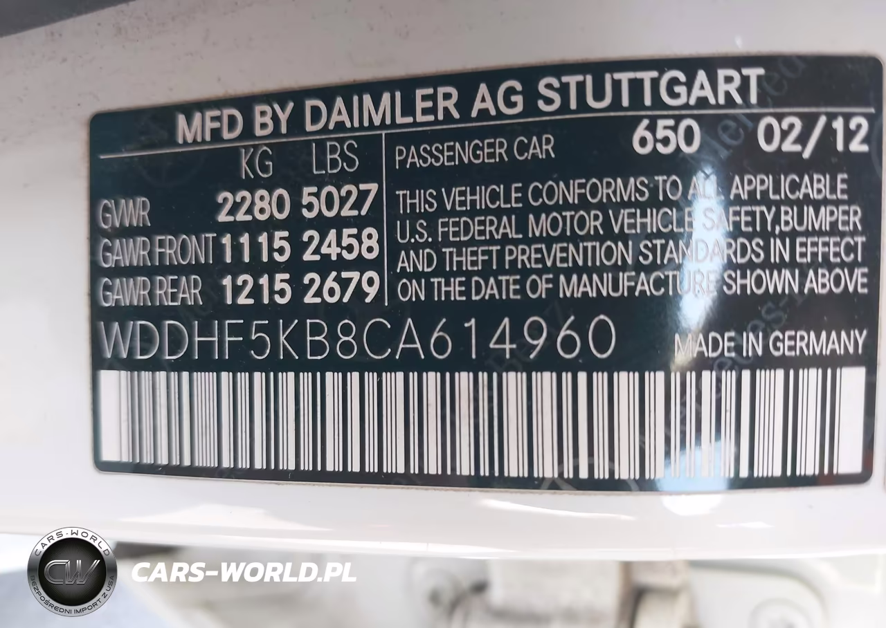 2012 Mercedes-Benz E 350 VIN:WDDHF5KB8CA614960 - 9