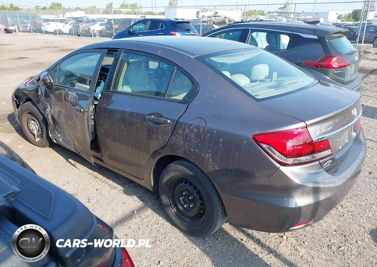 2014 Honda Civic Lx VIN:19XFB2F54EE052829 - 3
