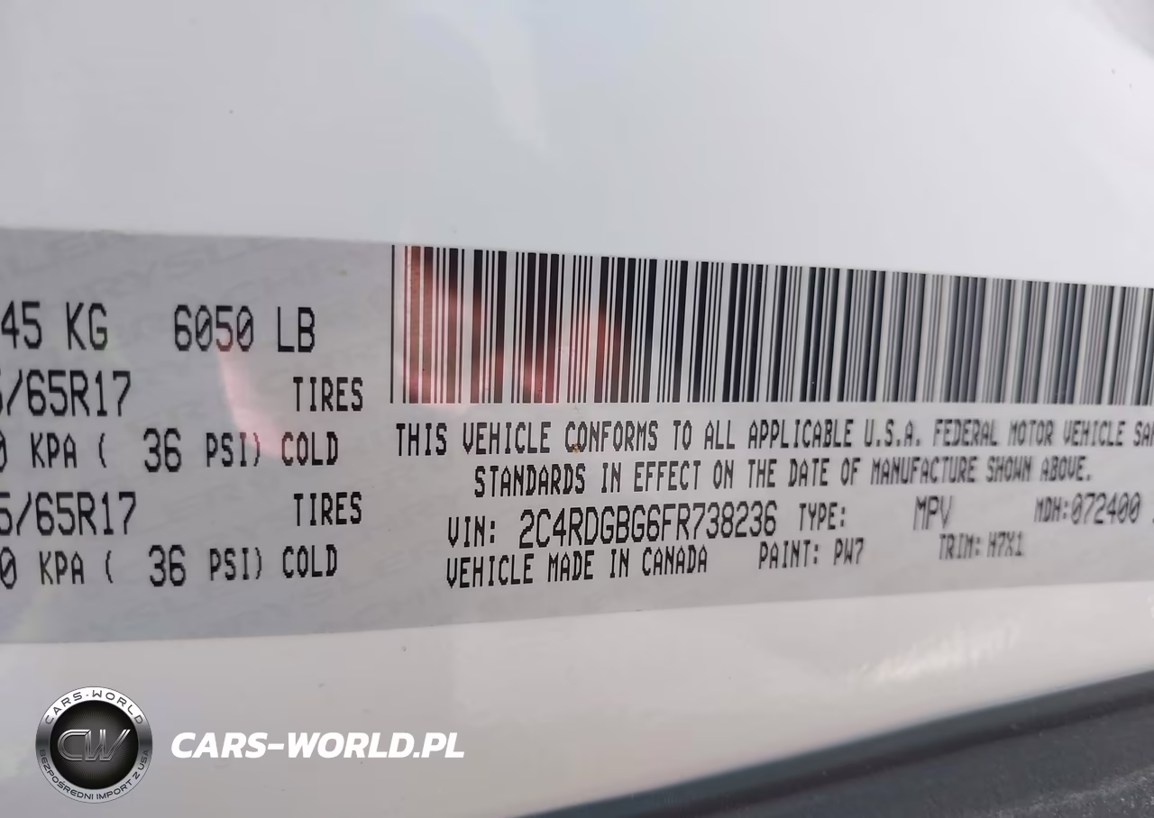 2015 Dodge Grand Caravan American Value Pkg VIN:2C4RDGBG6FR738236 - 9