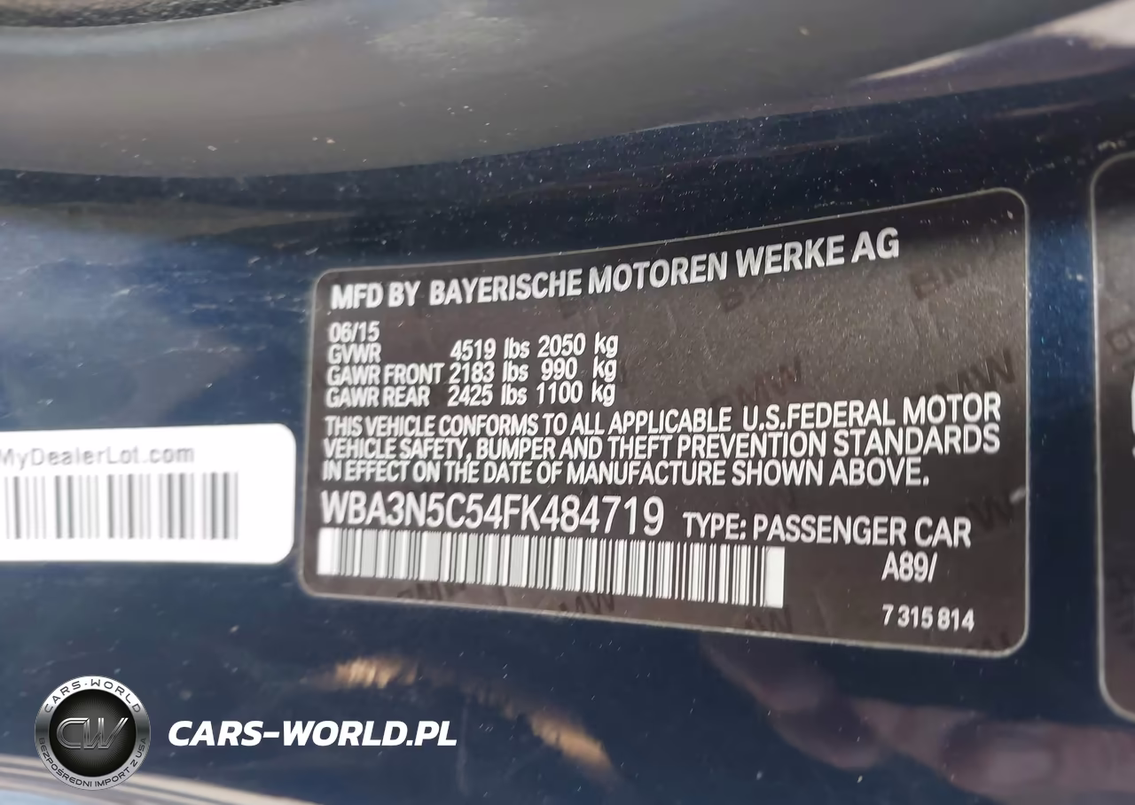 2015 BMW 428I xDrive VIN:WBA3N5C54FK484719 - 9