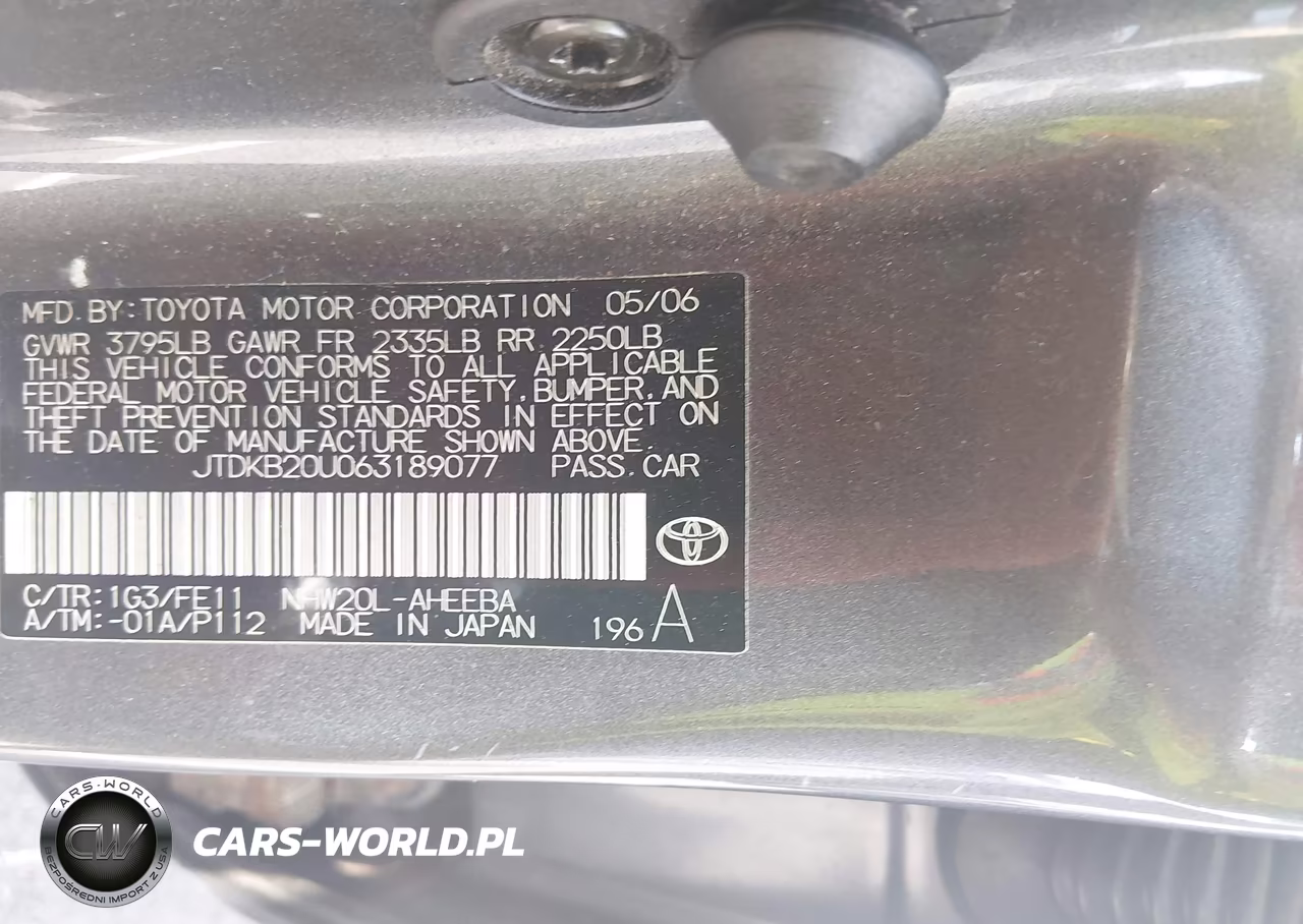 2006 Toyota Prius VIN:JTDKB20U063189077 - 9