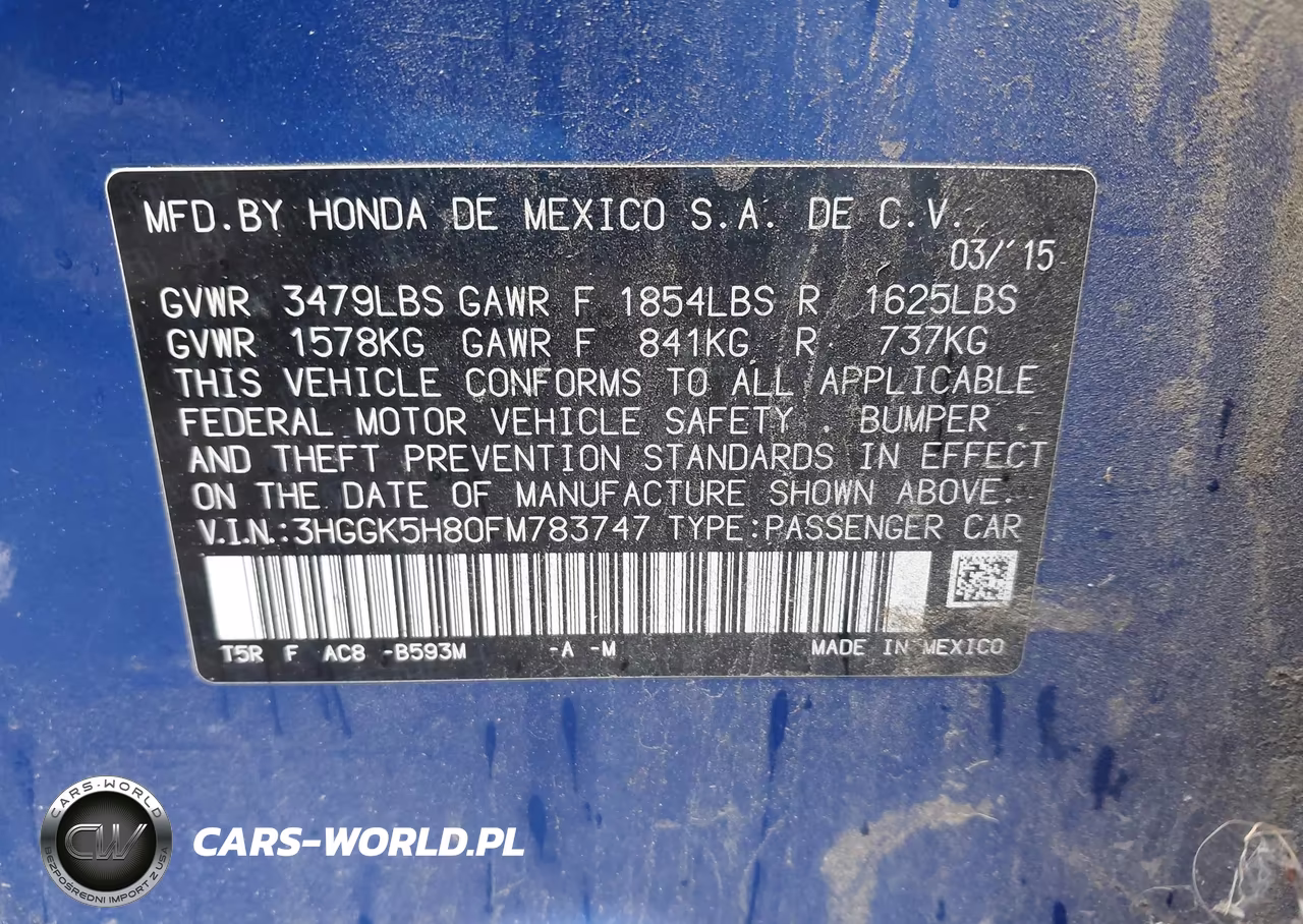 2015 Honda Fit Ex-Ex-L VIN:3HGGK5H80FM783747 - 9