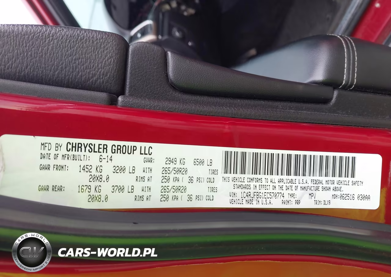 2014 Jeep Grand Cherokee Limited VIN:1C4RJFBG1EC570774 - 9