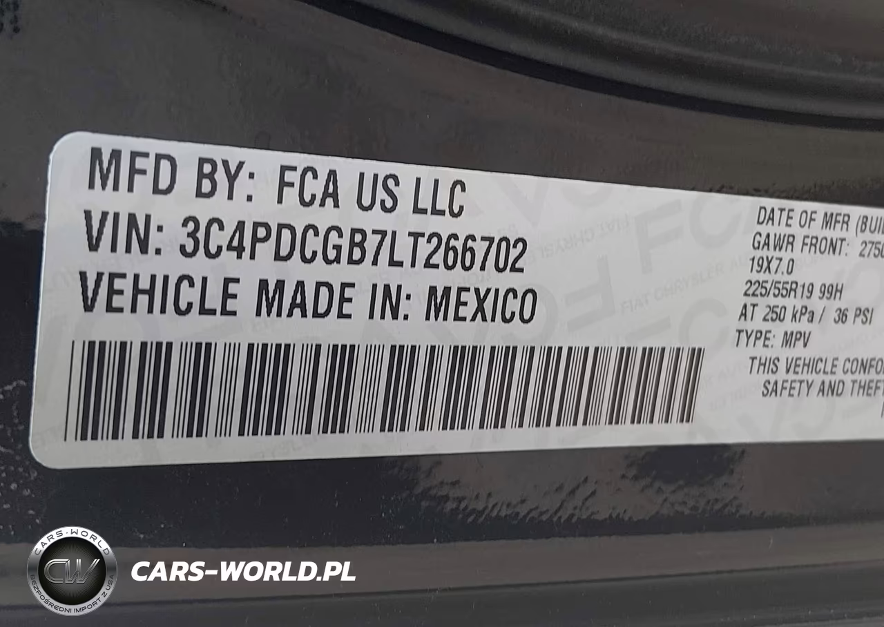 2020 Dodge Journey Crossroad VIN:3C4PDCGB7LT266702 - 9